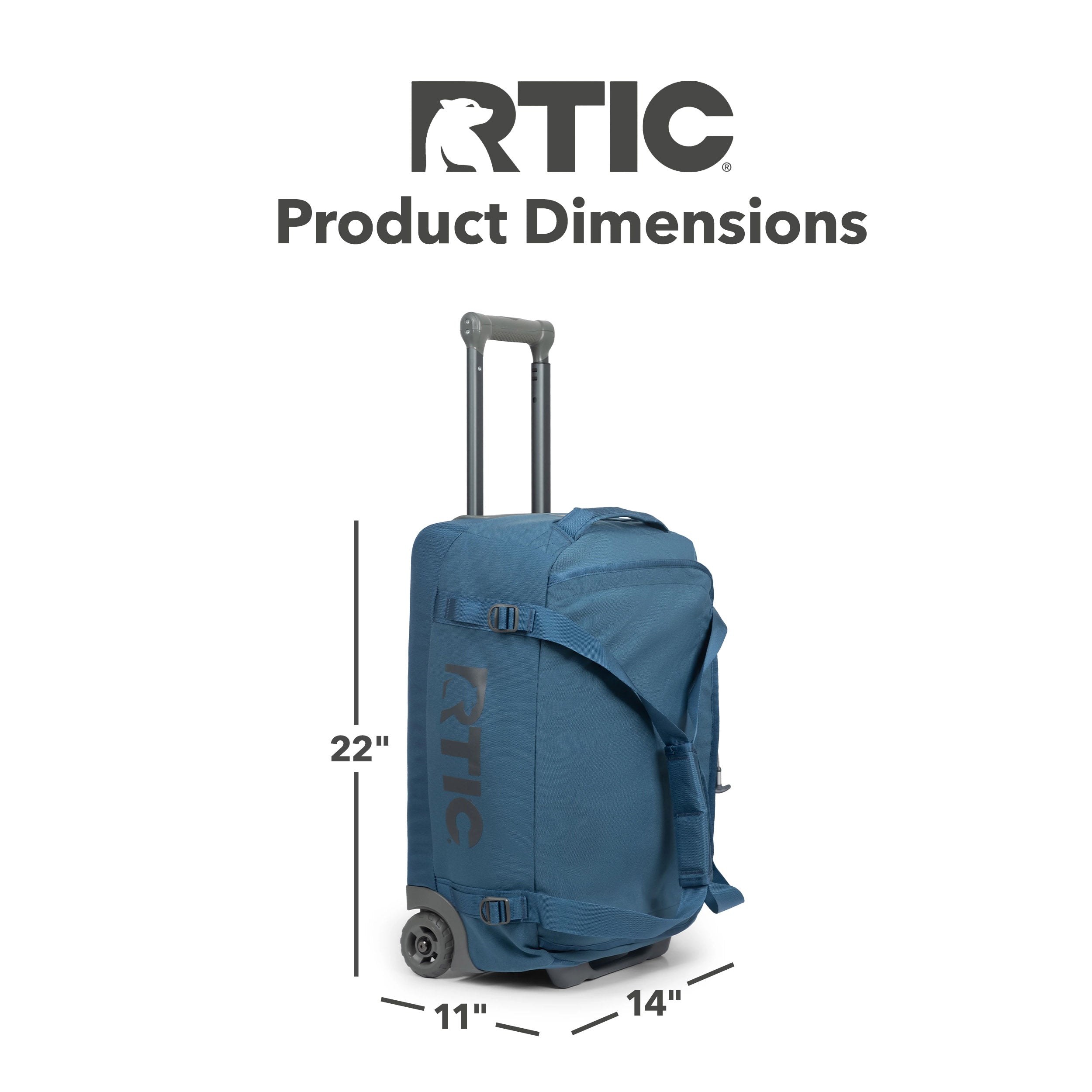 Road Trip Rolling Duffle Bag