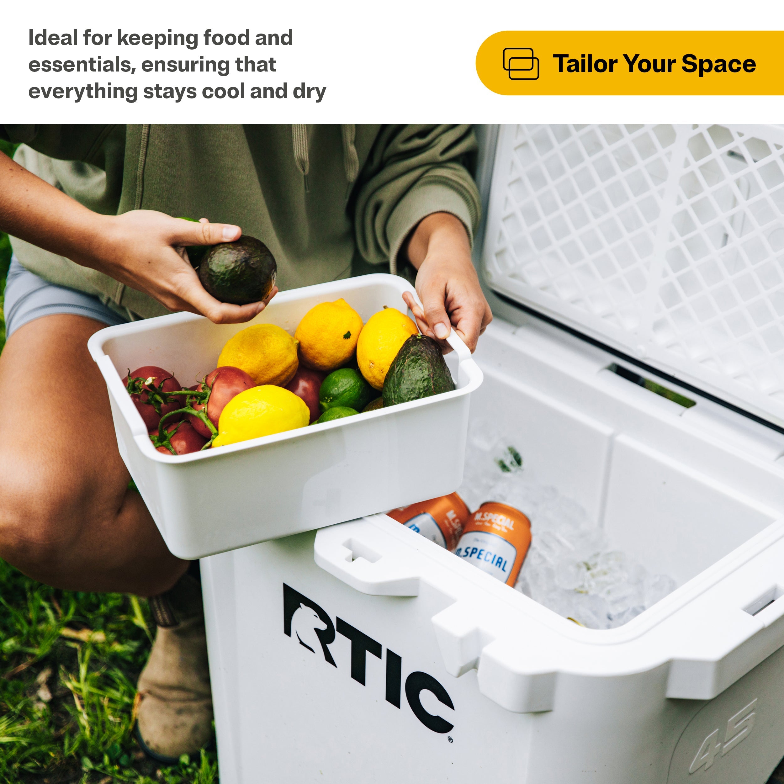 45 QT Ultra-Tough Wheeled Cooler